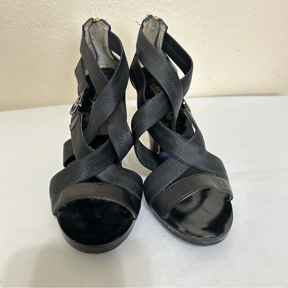 Michael Kors Black Strappy Sandals